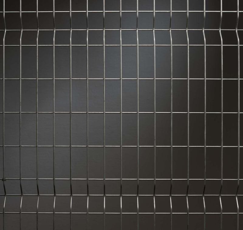 Low security clear view fencing cap detail