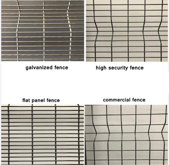 Low security clear view fencing connection detail