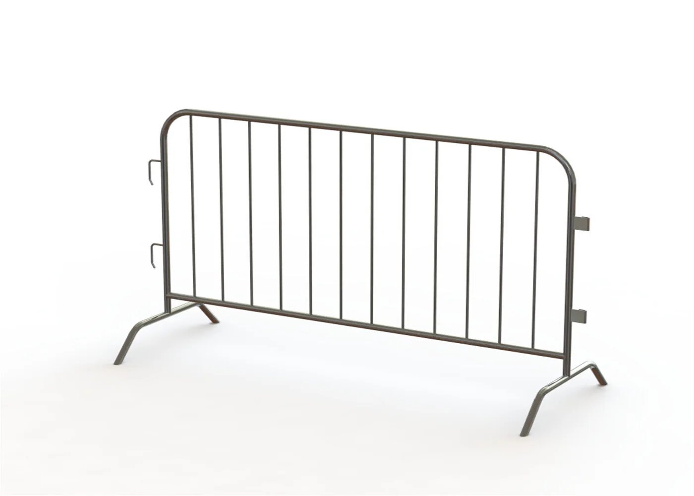 Bridge Design 35mm outer tubing crowd control barriers 1090mm*2500mm upright 16mm hot dipped galvanized