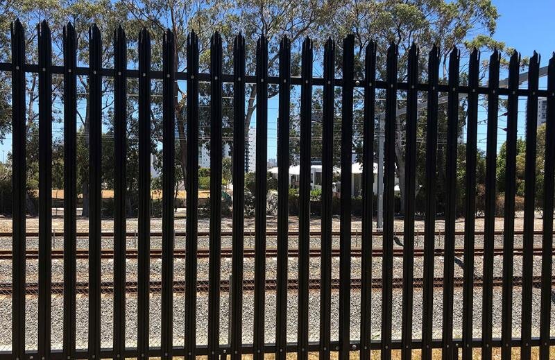 Clear View welded steel mesh fencing for industrial and commercial perimeter security