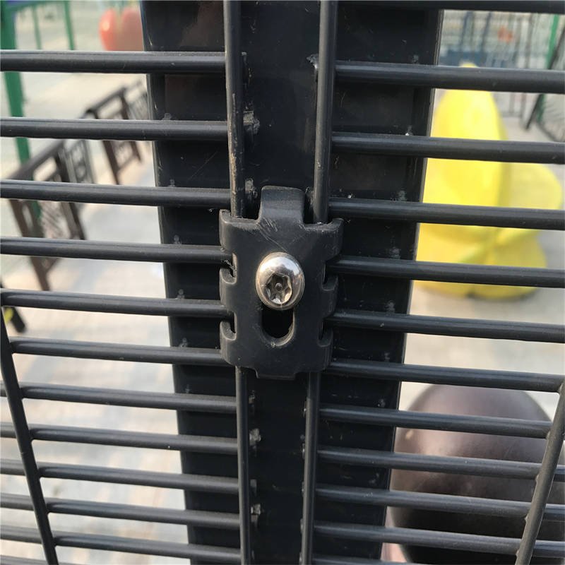 Clearvu mesh welded security fencing product example for perimeter protection