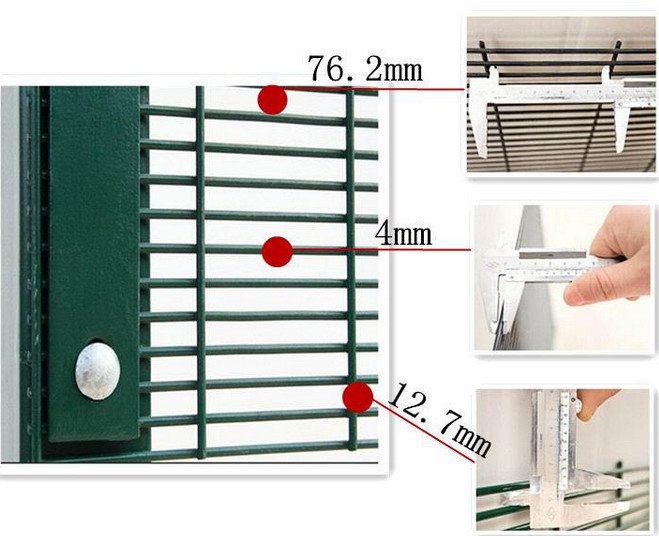 Clearvu welded security fence panel details for Eastern Cape installations