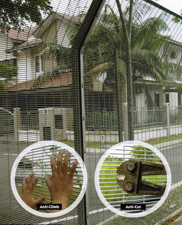 Clearvu welded mesh fence product view with durable finish for Eastern Cape projects