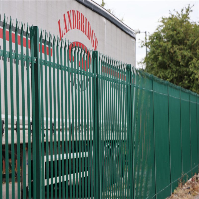 Palisade fence installation and formed steel pale design