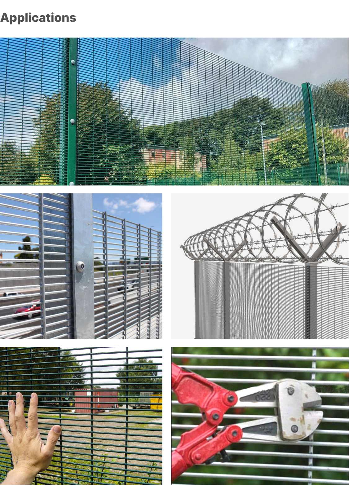 Clearview fence swing gate and accessory product reference