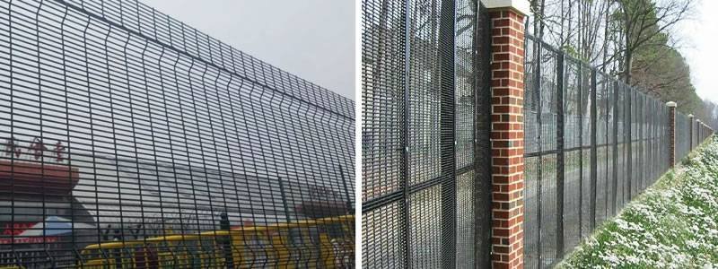 Security welded mesh panel reference showing panel construction