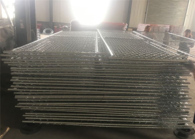Chain link temporary fence export packing and transport arrangement