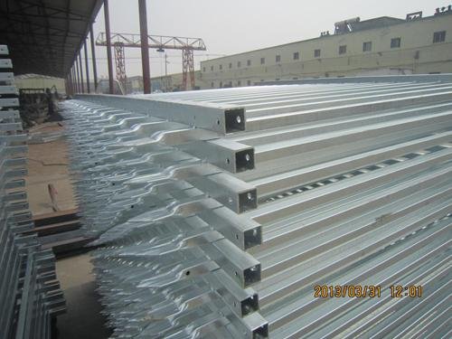 Steel garrison fencing product configuration