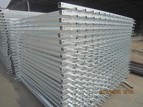 Garrison steel fence panel product detail