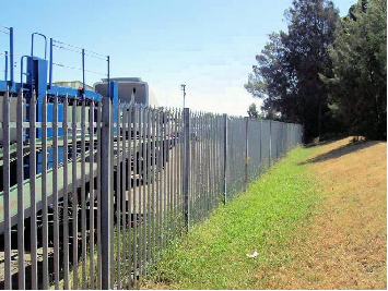 Palisade steel fencing product example two