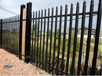 Palisade steel fencing product example one