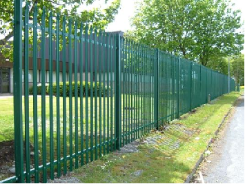 Palisade steel fencing product example three