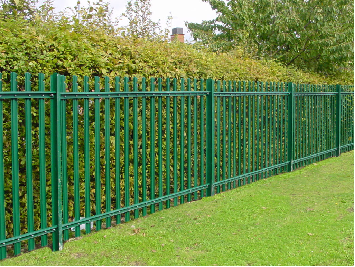Palisade steel fencing product example five