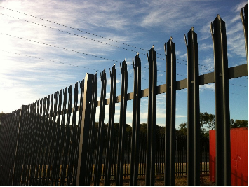 Palisade steel fencing product example four
