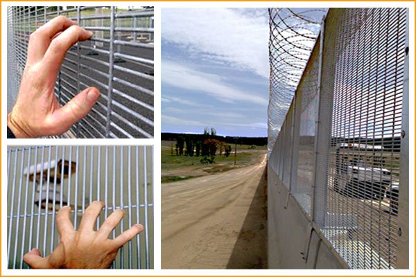 Clearview welded steel security fencing product reference for anti-cut perimeter protection