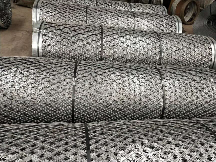 Original BMP welded razor wire mesh and bladed security fence product photograph
