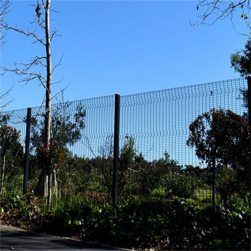 Original welded clear view fencing panel photograph showing mesh appearance
