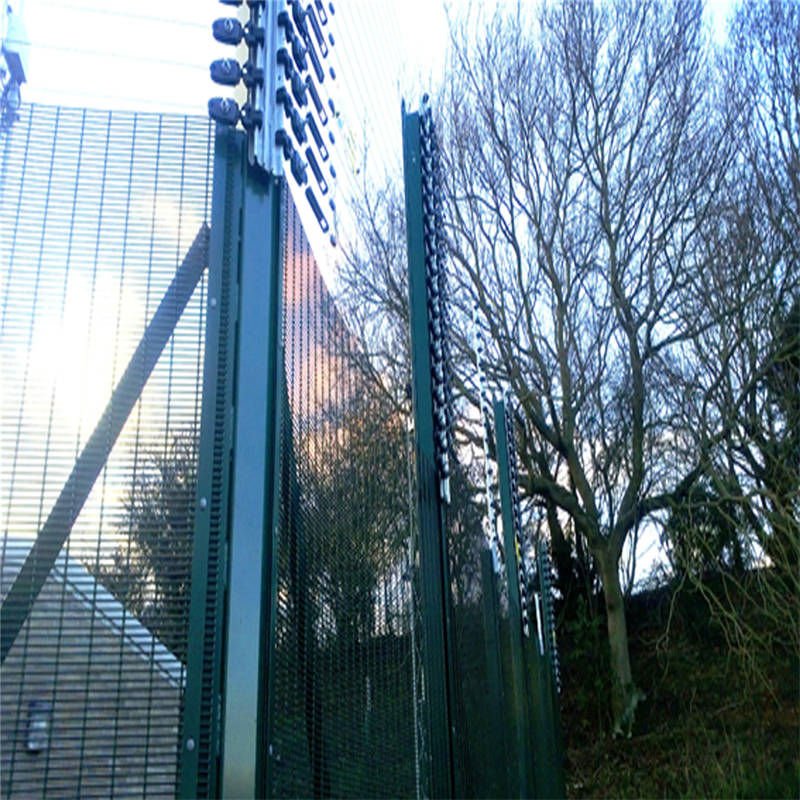 Original clear view fencing steel panel and protective finish reference photograph