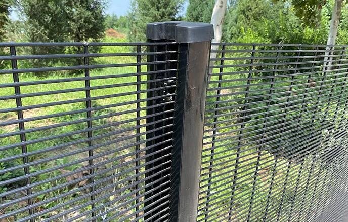 Clear view fence I post original product reference showing security fence support components