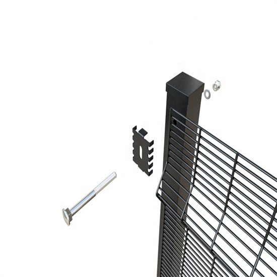 BMP original steel support post reference photo for security fencing