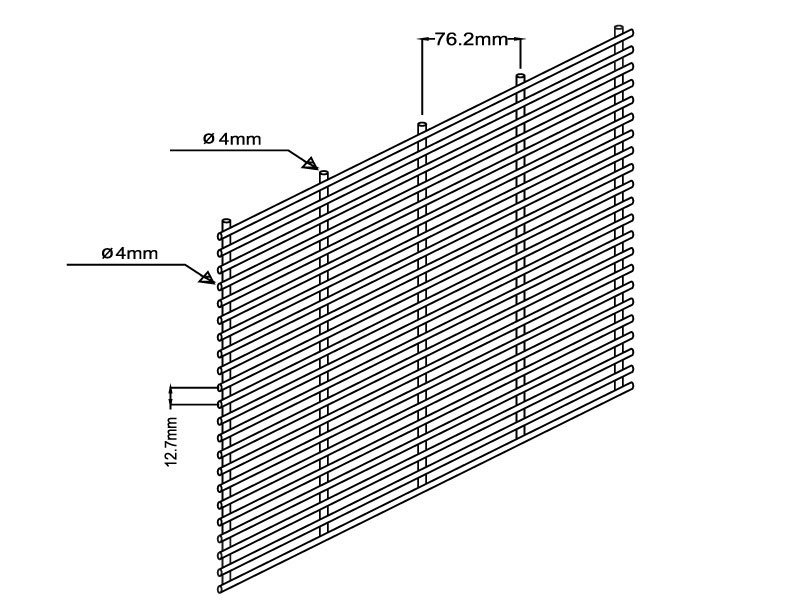 ClearVu welded steel security fencing product reference image for Port Elizabeth projects