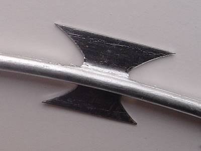 Galvanized razor wire ultra barb blade reference