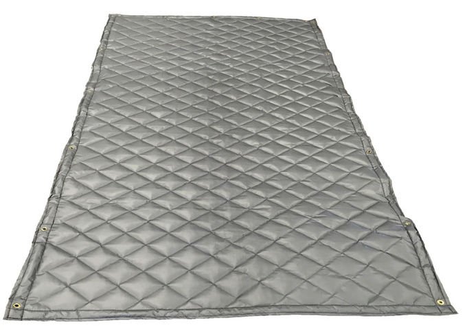 Original temporary acoustic sound barrier material detail photograph three