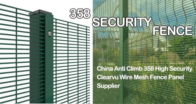 Original galvanized 358 fence panels and anti-climb mesh factory product reference
