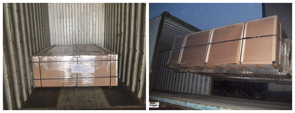 Original BMP 358 security fence export packaging and shipping preparation photograph