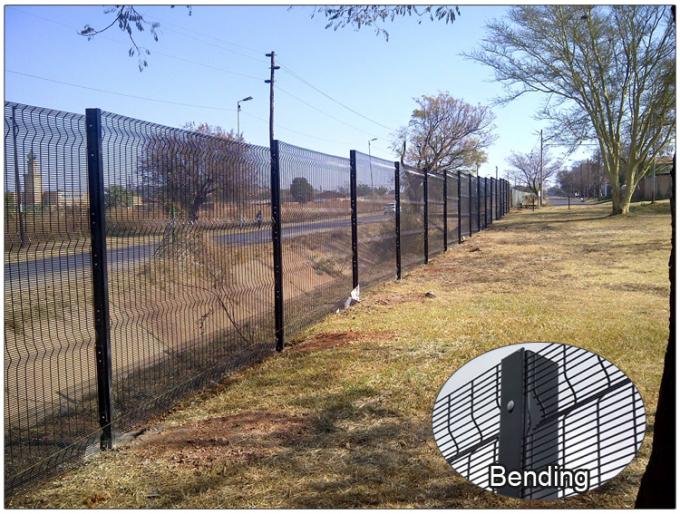 Original BMP 358 security mesh panel product photograph with welded steel construction