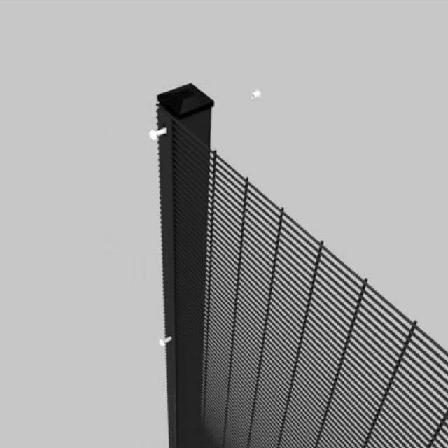 ClearVu fence reference showing a security fencing configuration