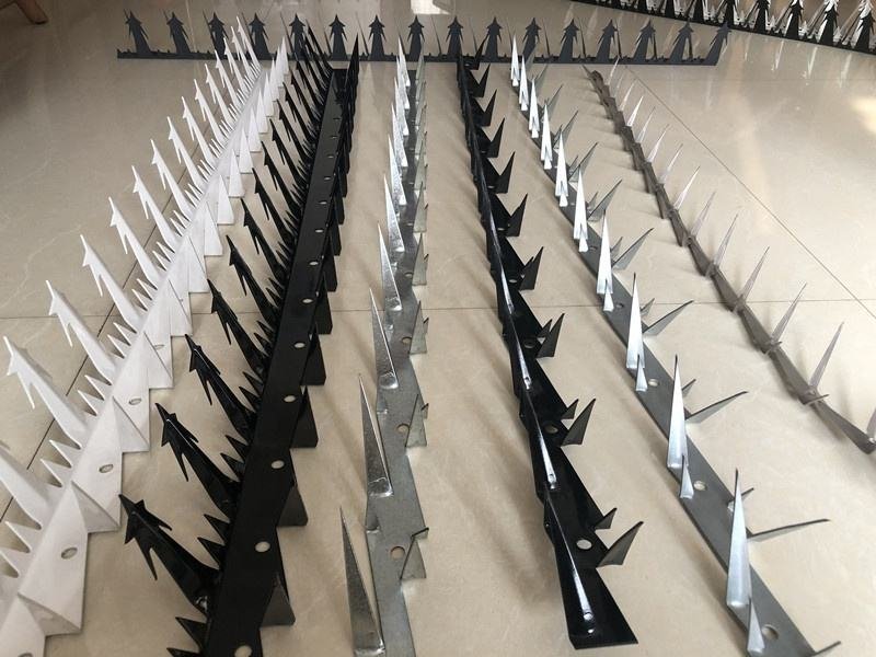 Original BMP galvanized or powder-coated anti-climb wall spikes product photograph