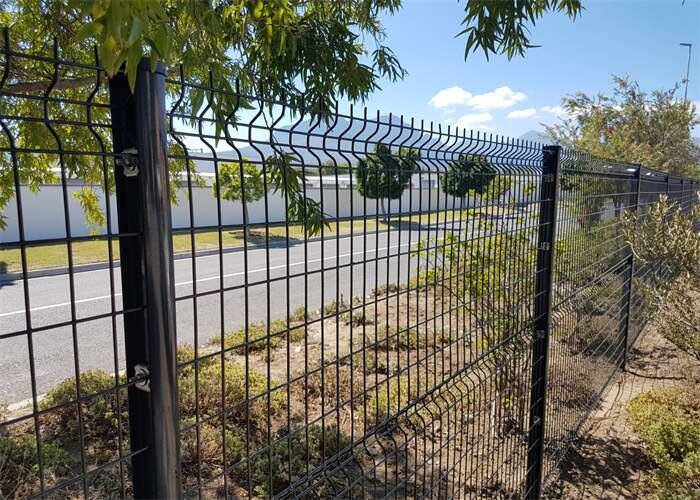 High-security 358 fence mesh welded panel with anti-climb design and durable exterior finish