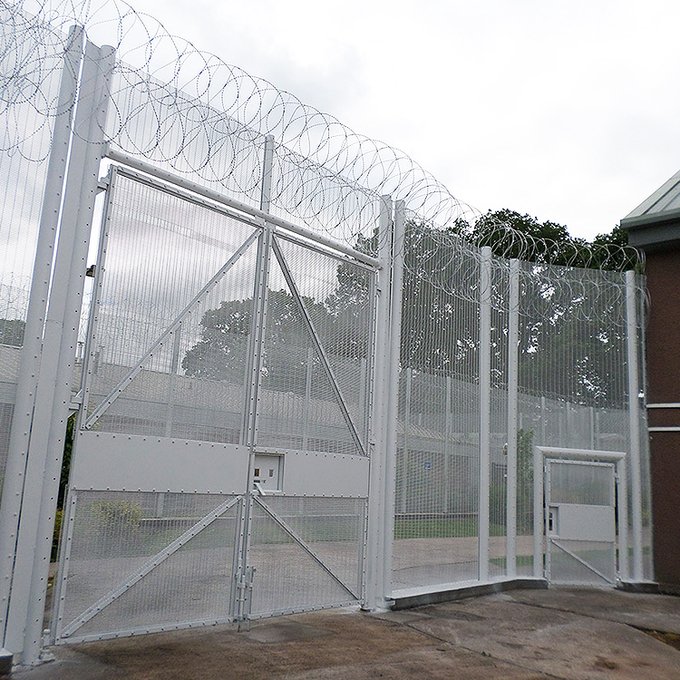 Clear view fence Boksburg welded security mesh for factory and warehouse perimeter applications