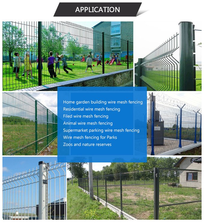 Nylofor 3D fencing panel reference showing reinforcing folds and rectangular welded mesh construction