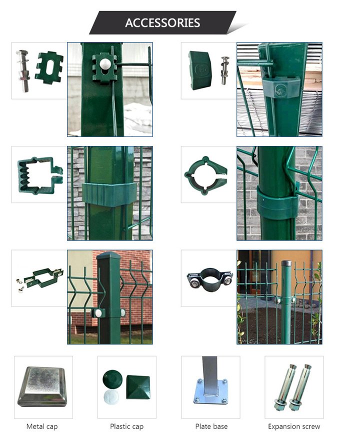 Three-dimensional welded fence panel reference with protective coating and formed reinforcement profiles