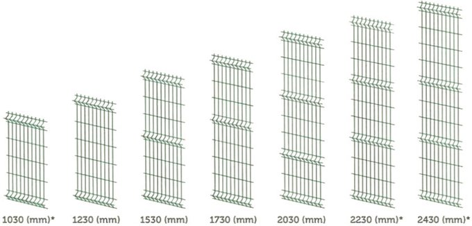 Nylofor 3D fencing reference image illustrating welded mesh panel appearance and finishing