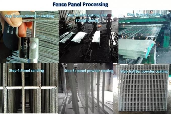 Nylofor 3D fencing reference photograph of protective welded mesh boundary panels