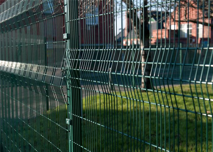 358 security fence original product photograph showing high-security welded steel fencing