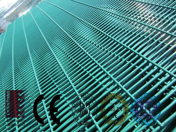 358 prison mesh reference image illustrating high-density welded security fencing