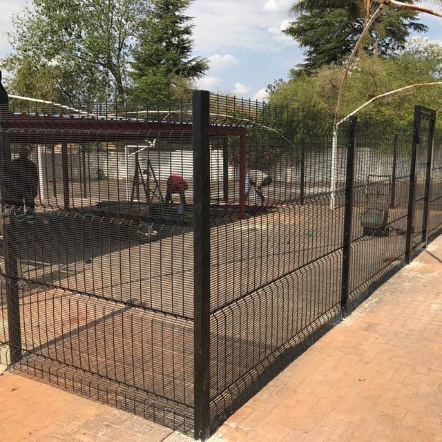 358 anti-climb welded fence panel detail for security perimeter applications