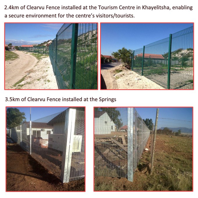 358 prison mesh fencing project reference showing tall welded security fence and protected perimeter