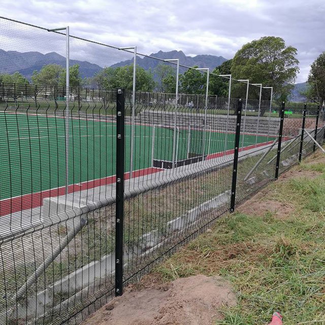 ClearView 358 welded mesh security fence product for commercial and industrial perimeter applications