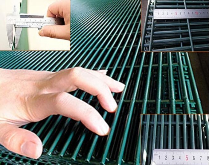 Clearview fencing Bethlehem 358 welded steel security mesh panel with narrow anti-climb openings