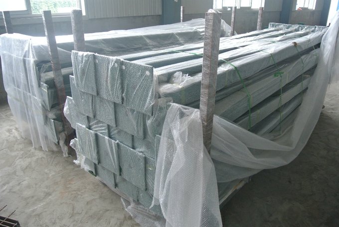 BMP ClearVu fence square steel supporting post for welded security mesh panels