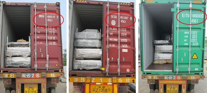 BMP welded security fence panels and structural components during export delivery preparation