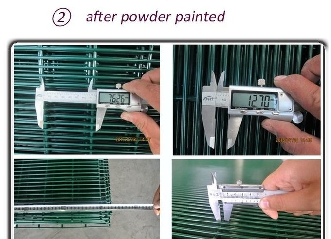 358 welded steel galvanized fence panel installation reference