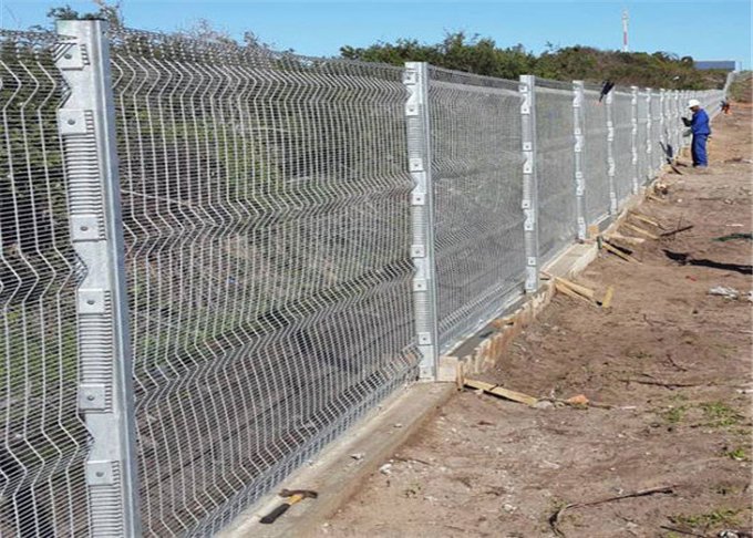 High-security 358 welded wire mesh fencing panel reference for perimeter installations