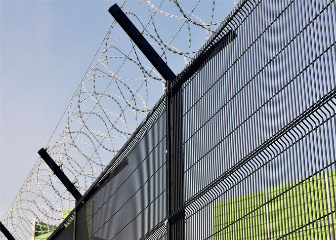 358 welded anti-climb fencing panel for commercial and infrastructure security