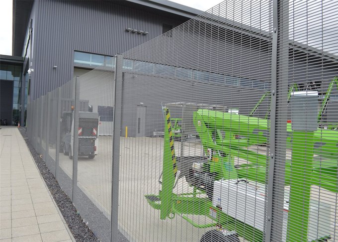 358 prison security fence welded wire mesh panel detail